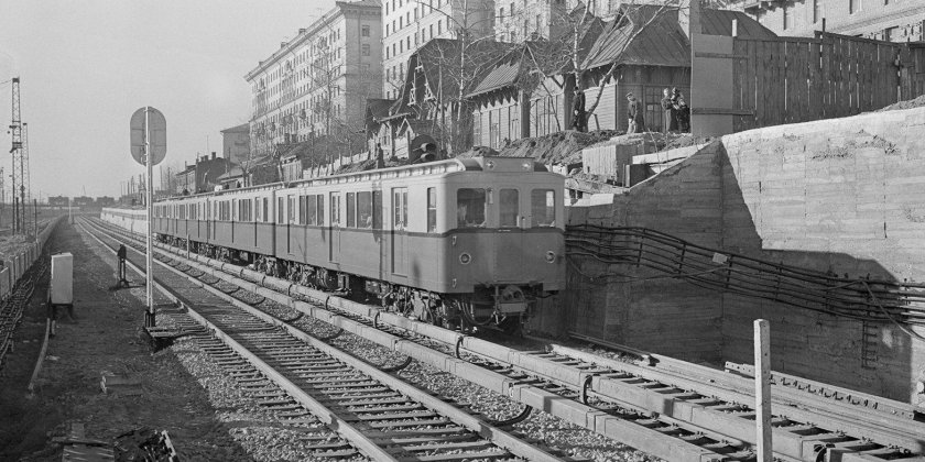 Станция Филевской линии 1958