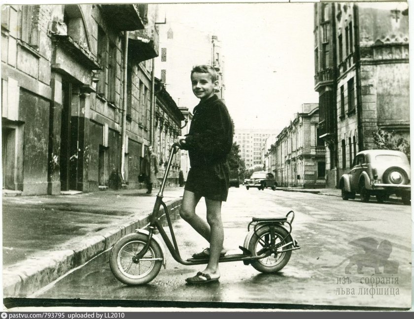 Первые электросамокаты 1905