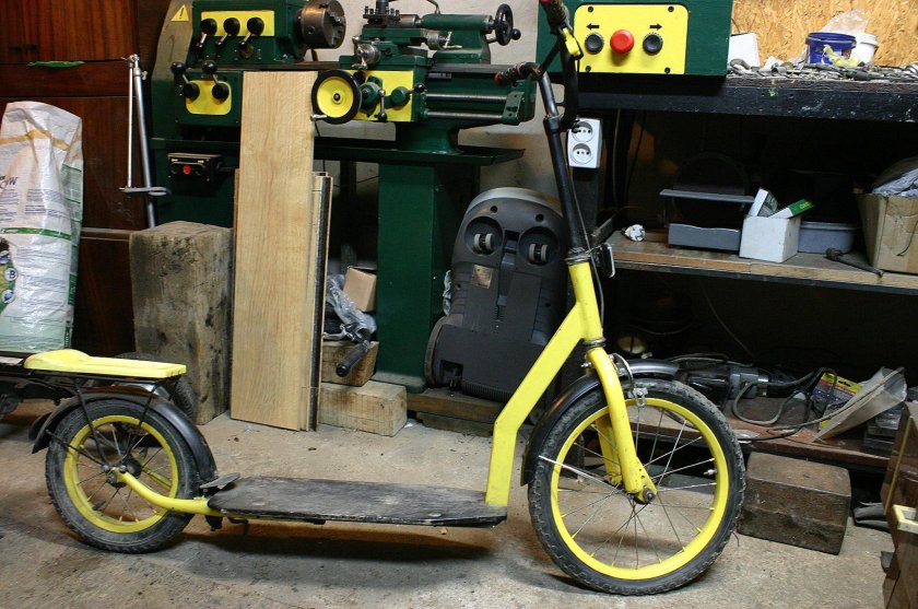 Самокат из велосипеда