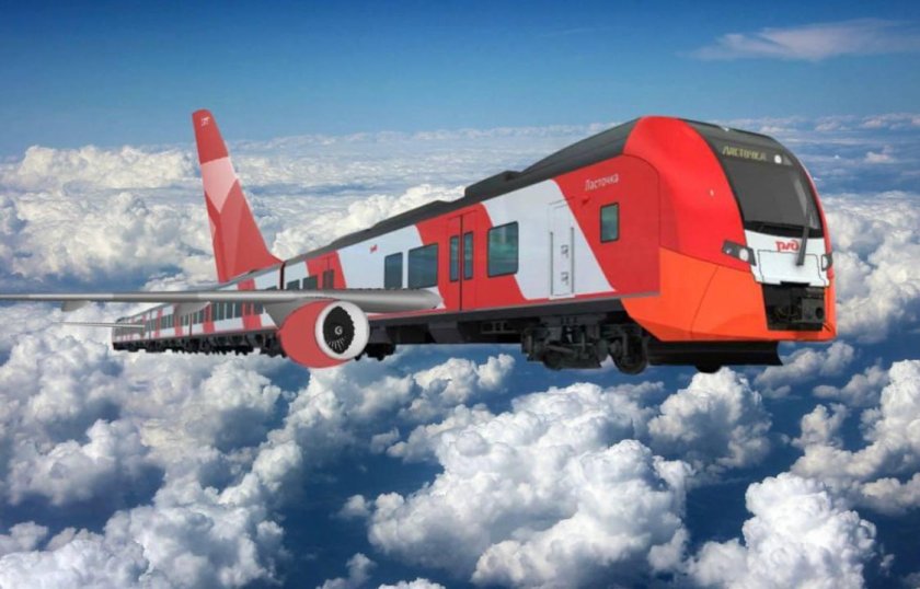 Скоростной поезд ласточка