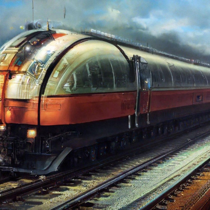 Поезд будущего рисунки