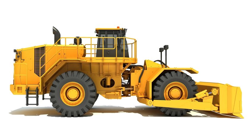Колесный бульдозер