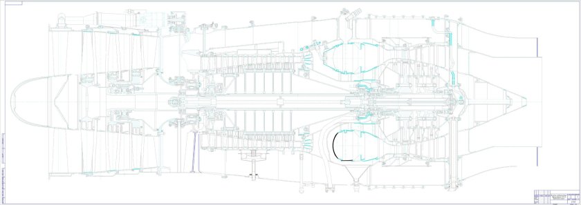 ТРДД АИ-25 схема