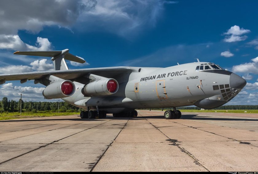 Ил-76 ВВС Индии