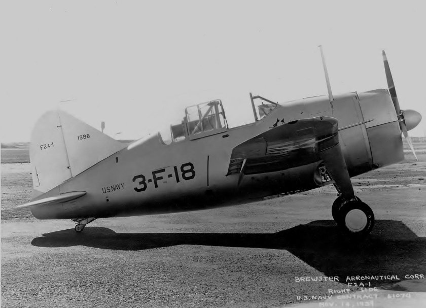 F2a Buffalo самолёт