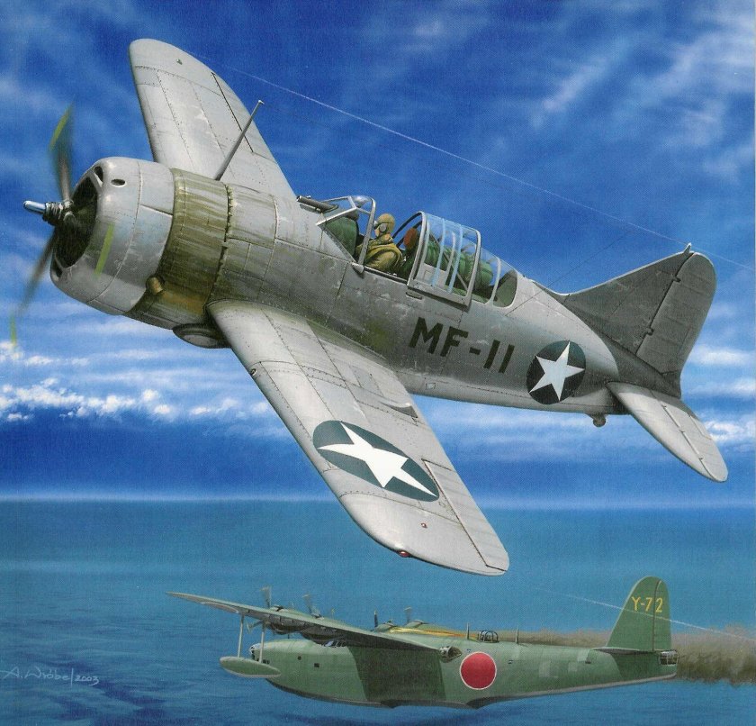 F2a Buffalo самолёт