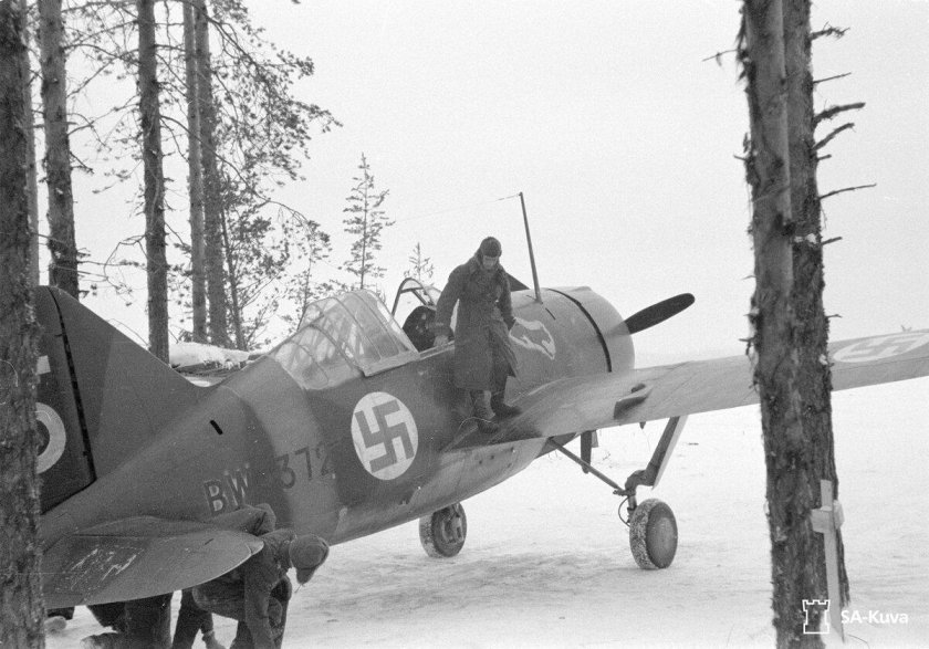 Brewster Buffalo истребитель