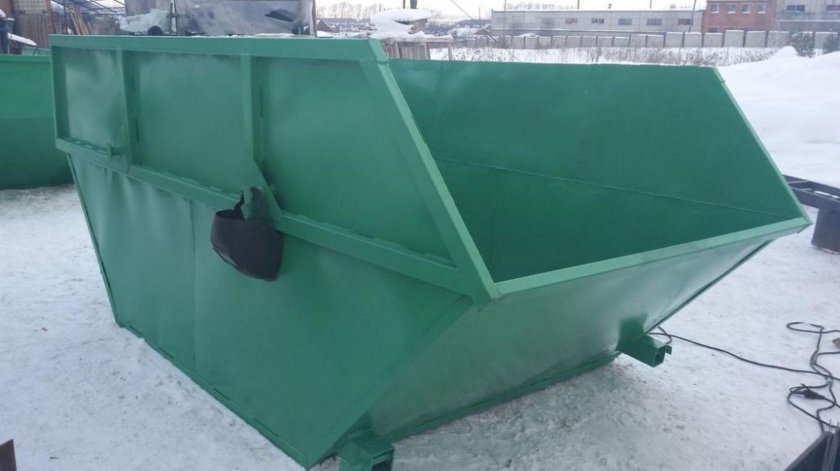 Бункер-лодочка для ТБО 8м3