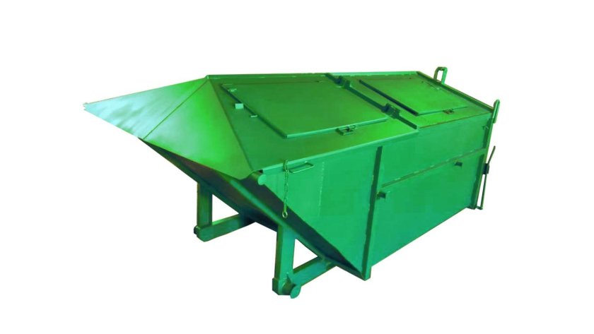 Бункер накопитель БНУ-8 м3 мусорный контейнер