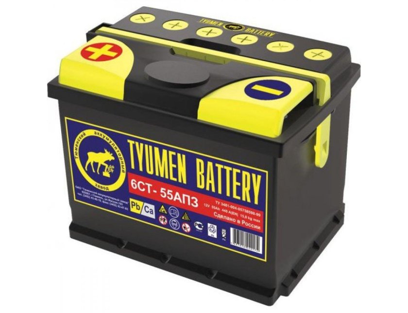 Tyumen Battery Standard 6ст-55l