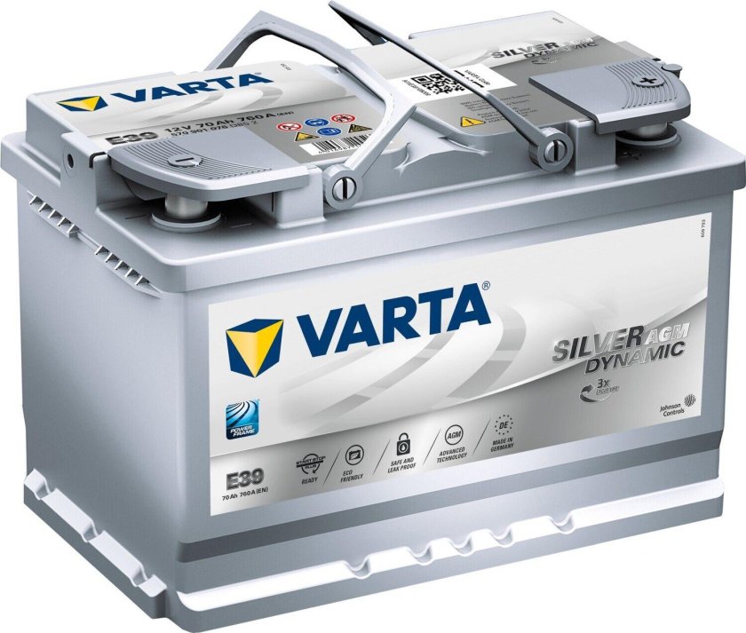 Аккум. Varta Silver Dynamic AGM 570 901