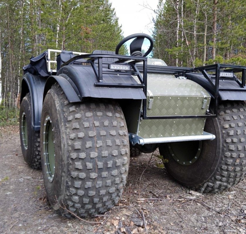 Болотоходы на шинах низкого давления