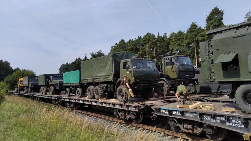 Запад 2021 военные учения Беларусь эшелон