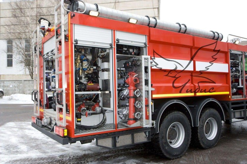 Пожарный автомобиль комбинированного тушения акт-6/1000-80/20 КАМАЗ-53229
