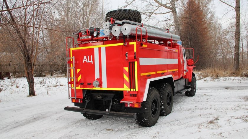 Пожарная машина Урал 4320