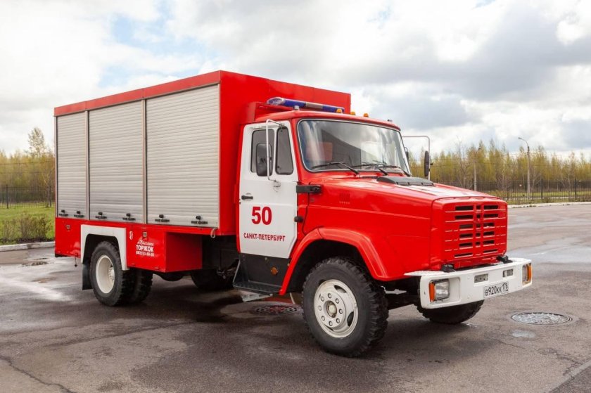 Автомобиль газового тушения АГТ-1 ЗИЛ-433112