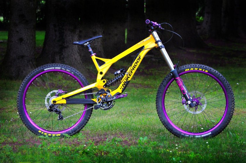 МТБ велосипед фиолетовый