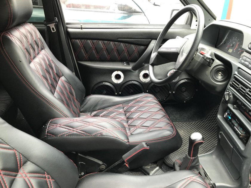 Салон ВАЗ 2114 кожа