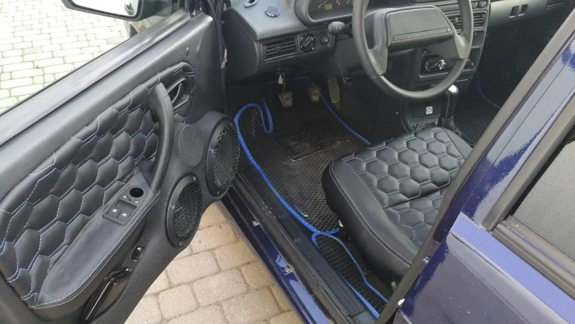 Кожаный салон ВАЗ 2114