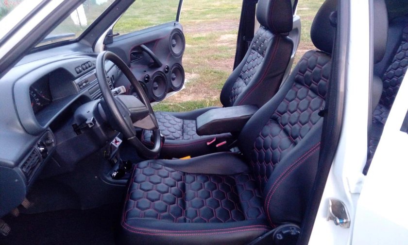 Салон ВАЗ 2114 кожа