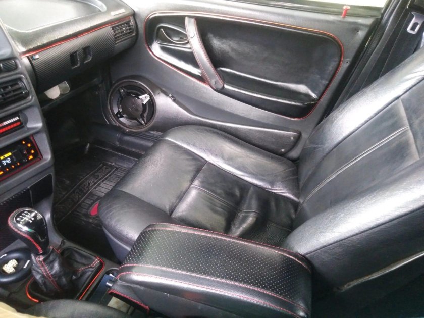 Кожаный салон ваз 2114