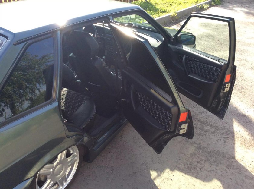 Белый салон ВАЗ 2114