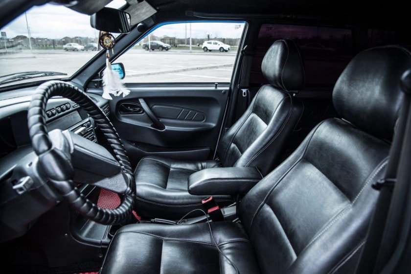 Кожаный салон ВАЗ 2114