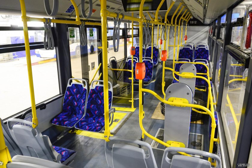 Салон троллейбуса