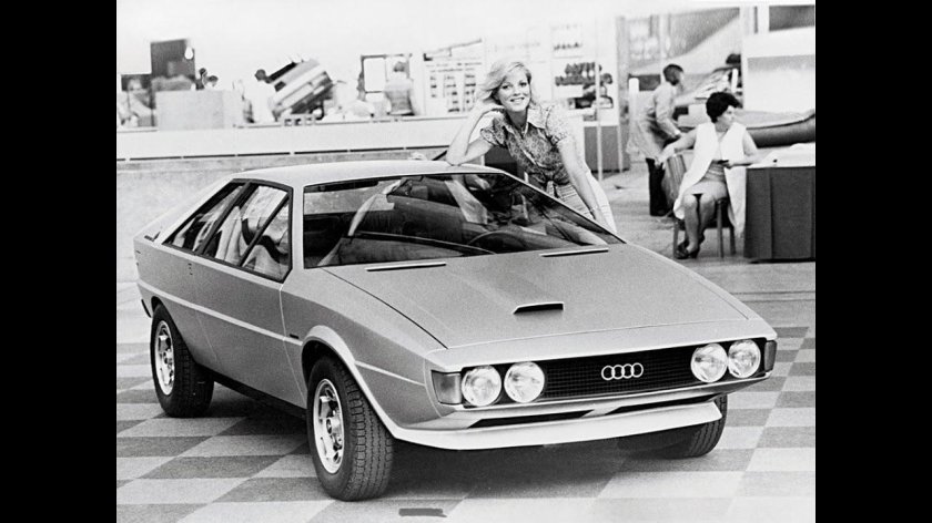 Audi Karmann ASSO di Picche Concept 1973 года.
