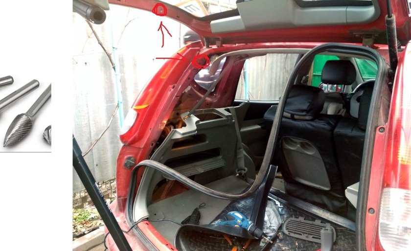 Шевроле реззо багажник