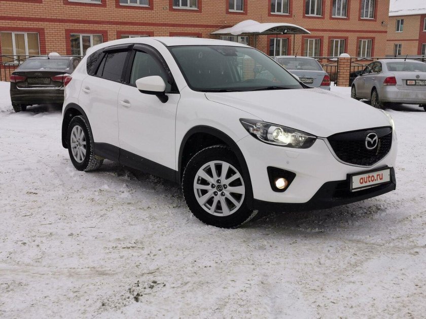 Белый Mazda CX-5 I 2.5 at (192 л.с.) 4wd с пробегом