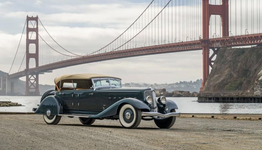 Chrysler imperial custom dual windshield phaeton '1933