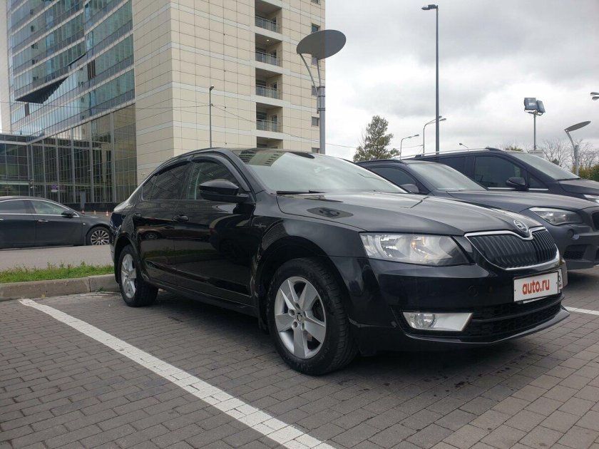 Шкода октавия 2016 черная
