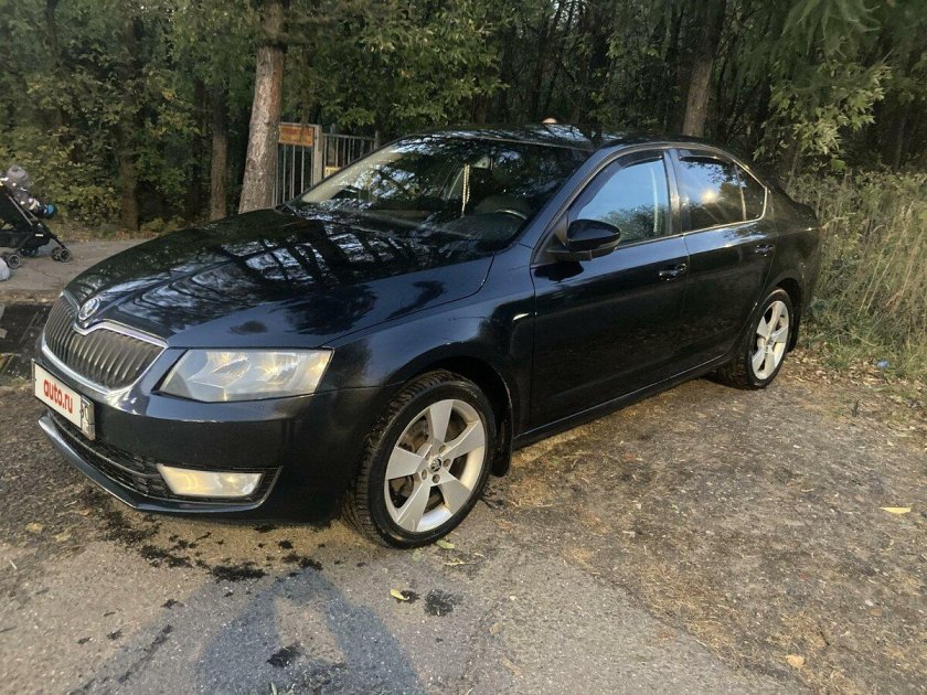 Черная шкода октавия