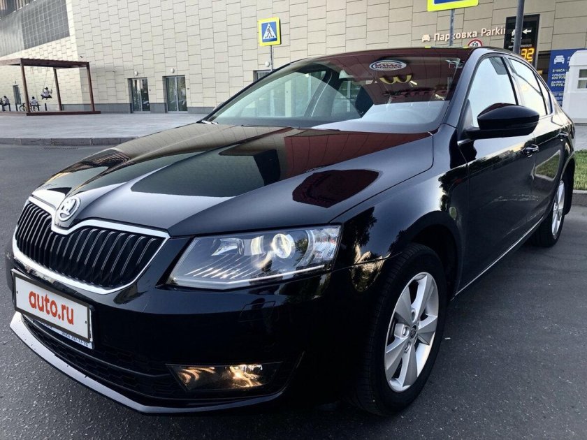 Шкода Октавия 2016 черная