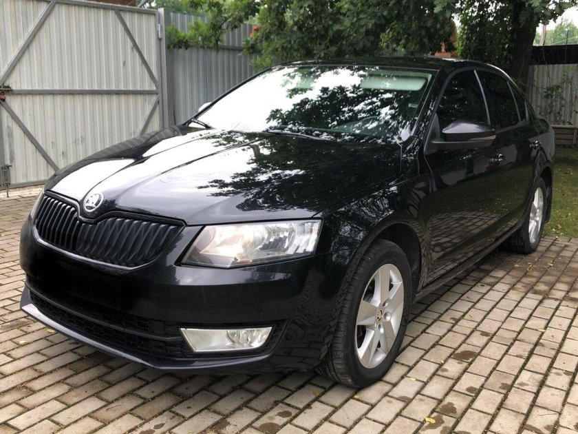 Шкода актавия 2022 чёрная