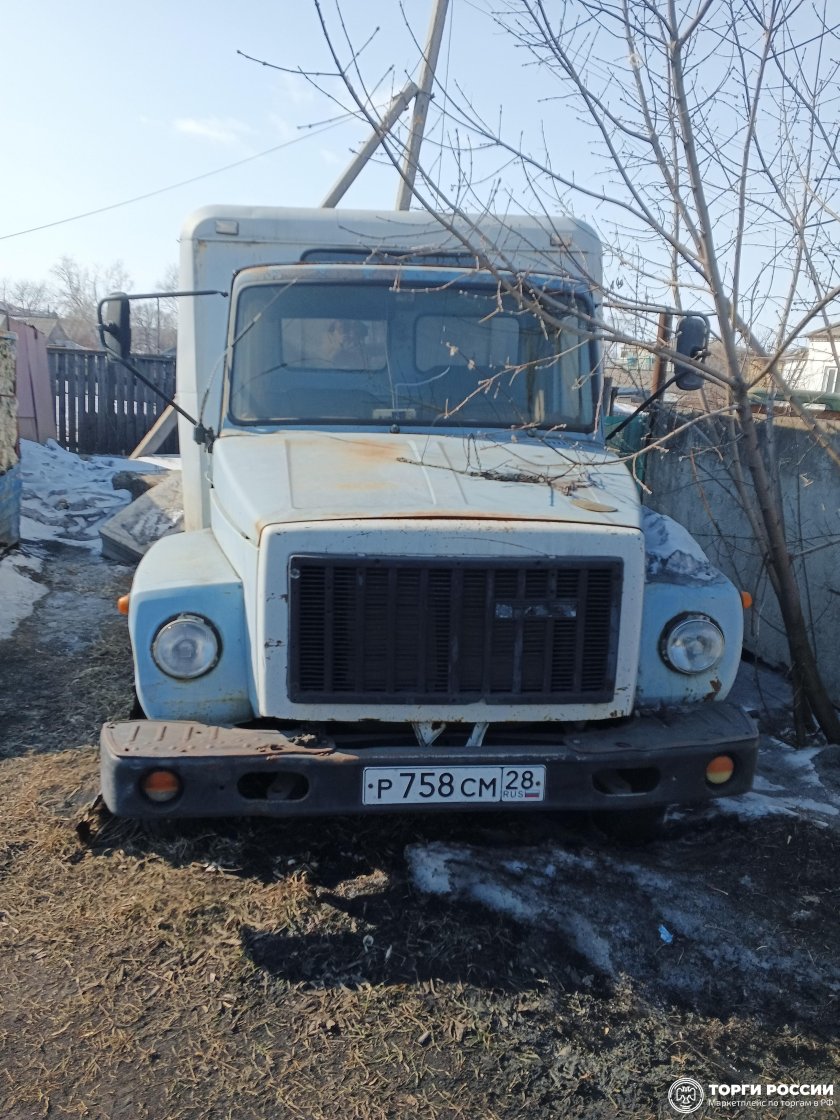 ГАЗ 3307 голубая