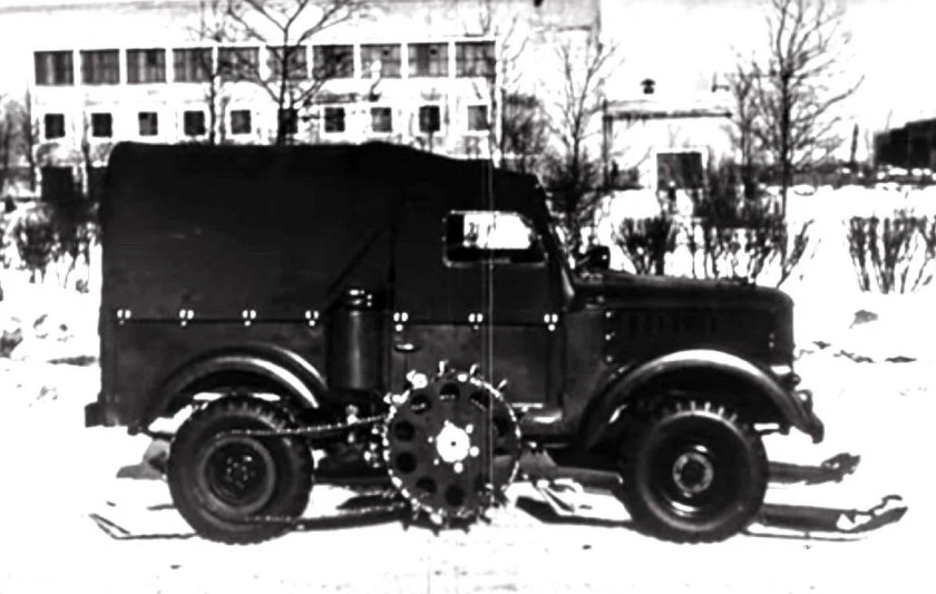 Снегоходная машина СССР