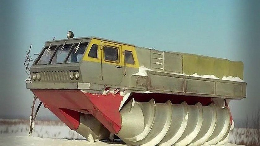 Шнекороторный вездеход ЗИЛ-4904