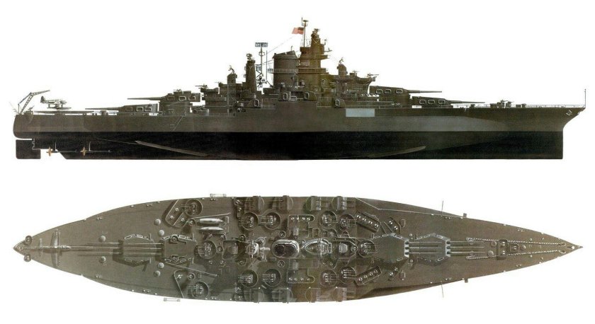 Американский линкор USS Tennessee