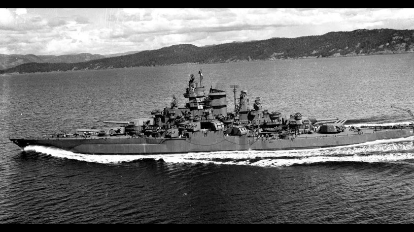 Американский линкор USS Tennessee BB-43