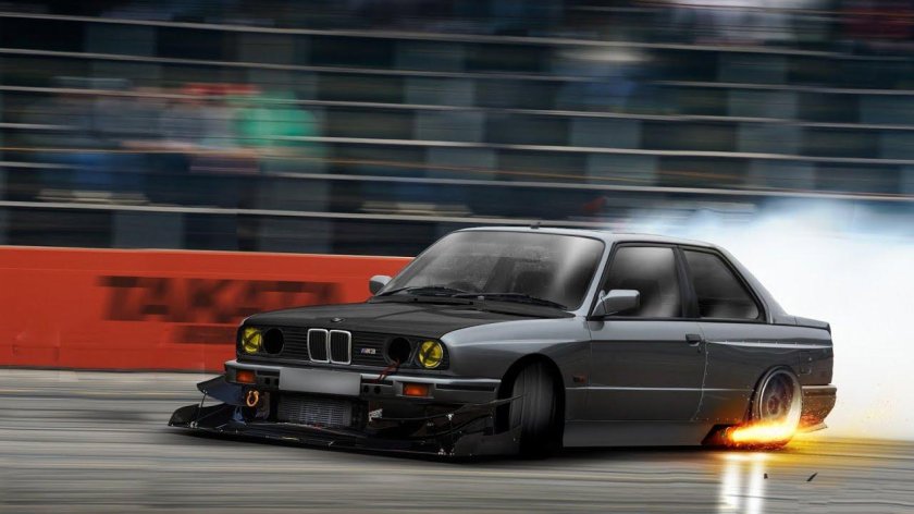 БМВ е34 дрифт