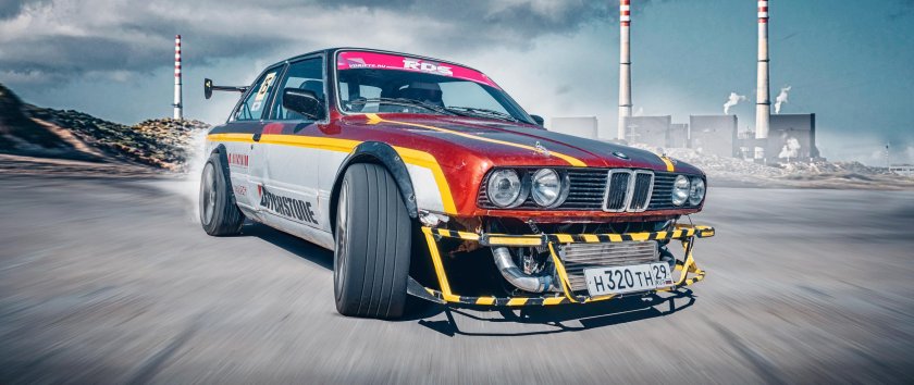 BMW e30 дрифт