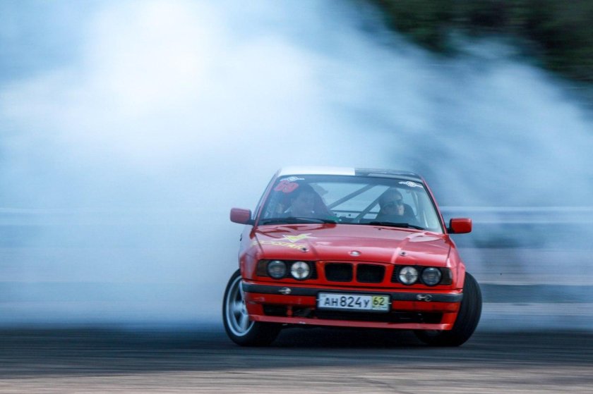 BMW e34 дрифт