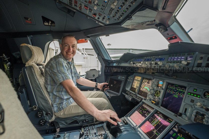 Кабина пилотов Аэробус 380