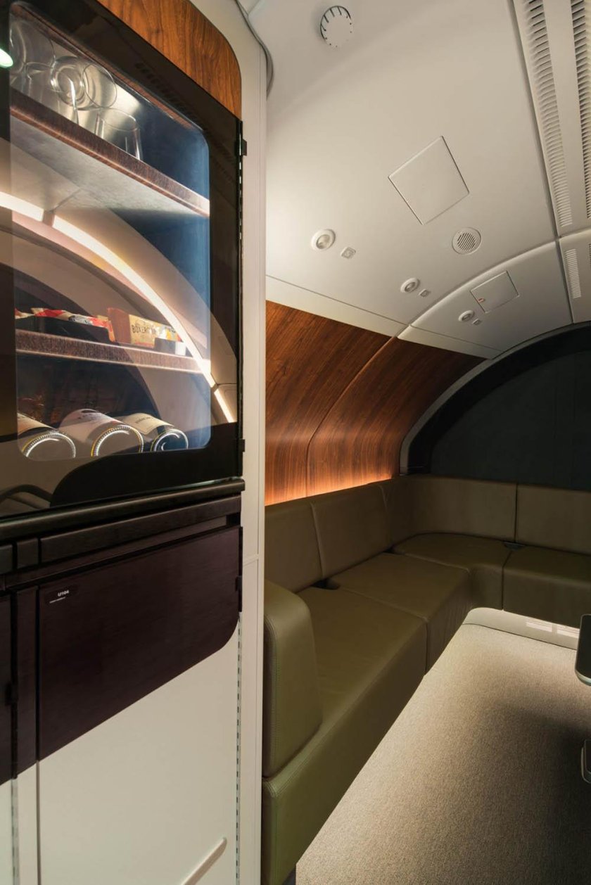 Airbus a380 кабина