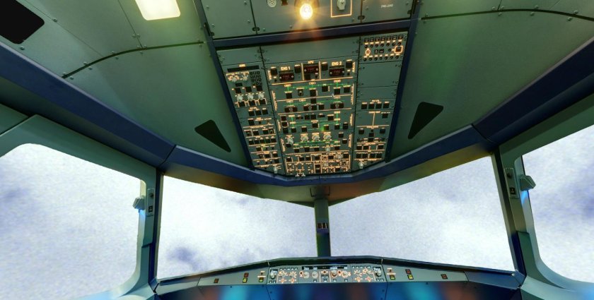 А380 внутри кабина