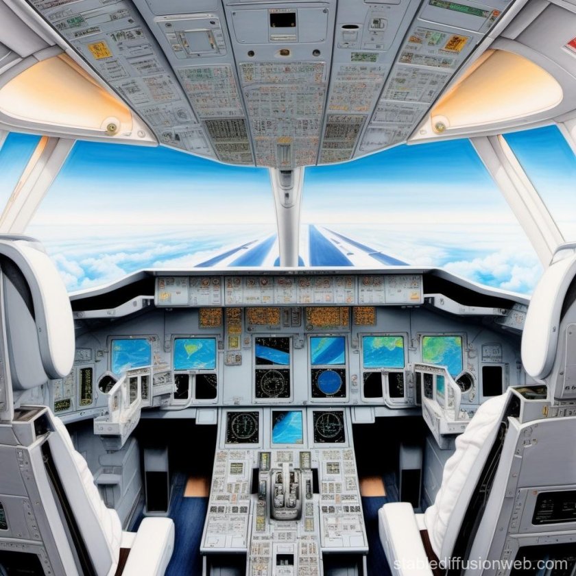 Аэробус а380 кабина