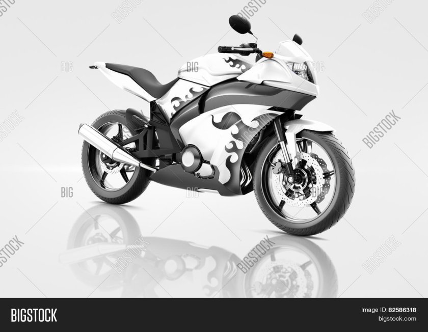 Мотоцикл мокап