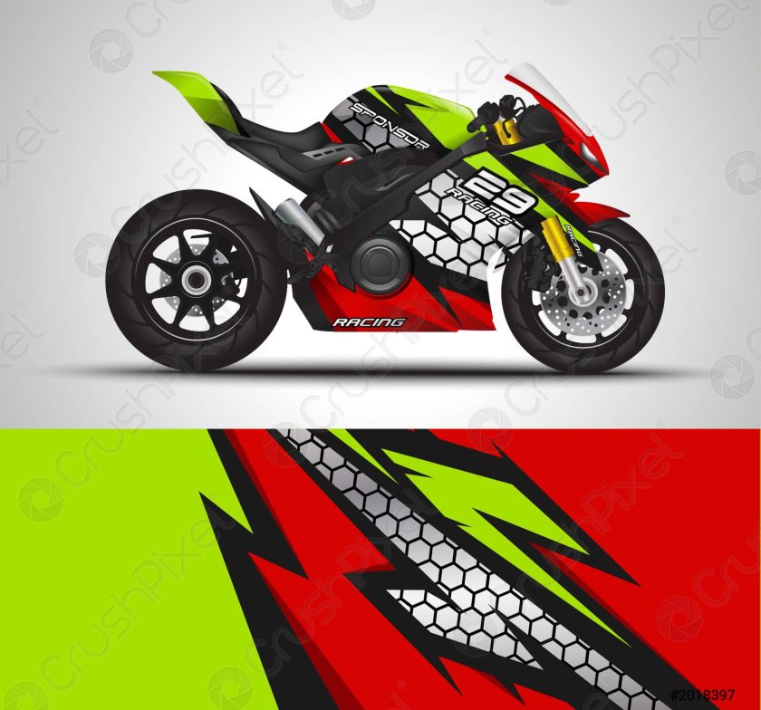 Мотоциклетный спорт вектор
